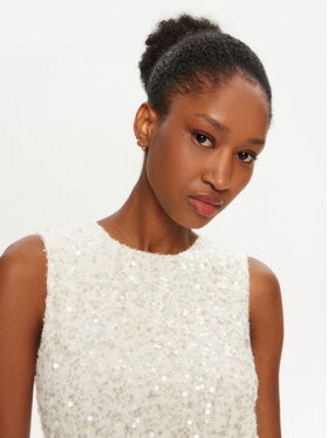 ViCOLO Bluzka TS0140 Biały Regular Fit