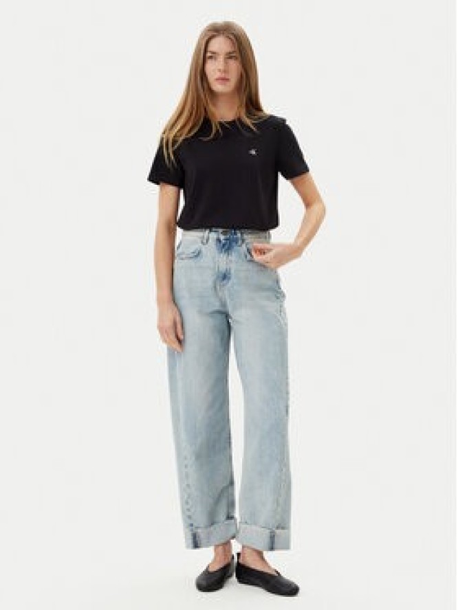 Calvin Klein Jeans T-Shirt LV047B224G Czarny Regular Fit