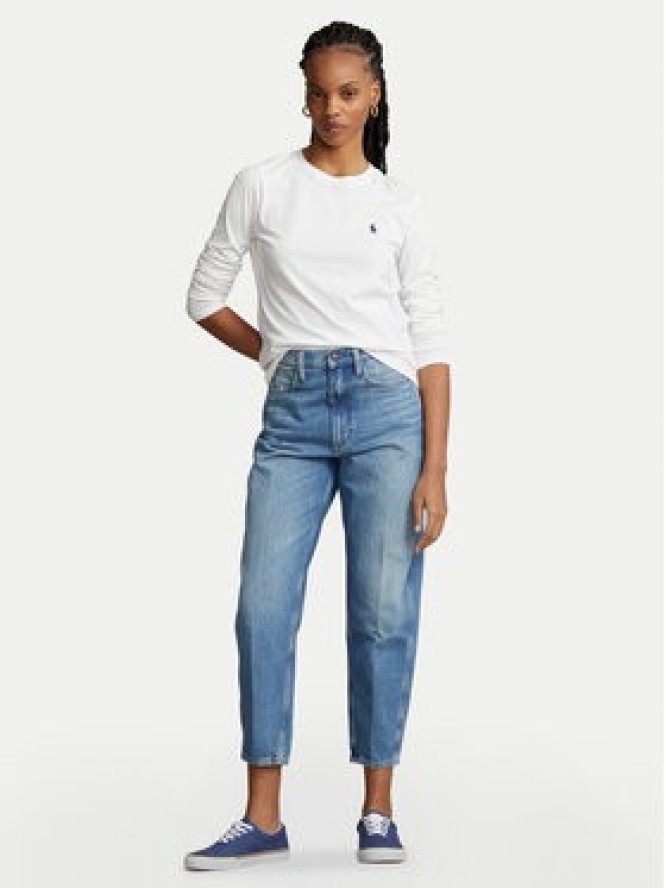 Polo Ralph Lauren Bluzka 211898699001 Biały Regular Fit