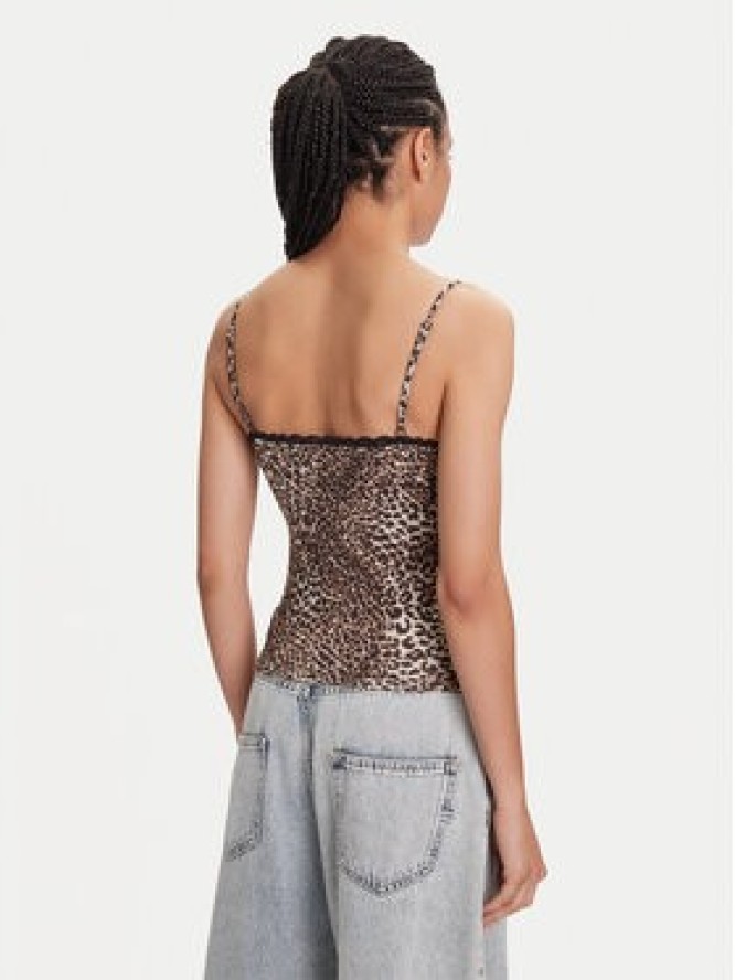 Miss Sixty Top 6S1SJ54300 Brązowy Slim Fit