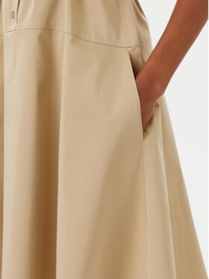 BOSS Sukienka koszulowa 50537388 Beżowy Regular Fit