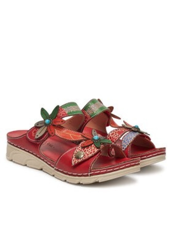 Laura Vita Klapki Dorry 19 Czerwony