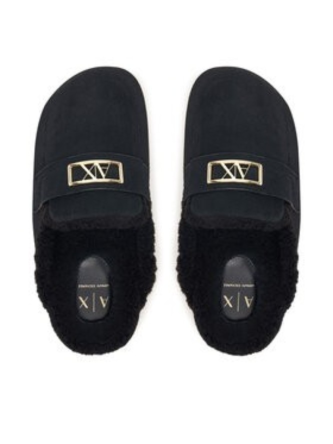 Armani Exchange Klapki XW003096 AF27450 MZ715 Czarny