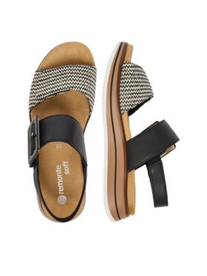 Remonte Sandały CEO-D1J53-02 Czarny