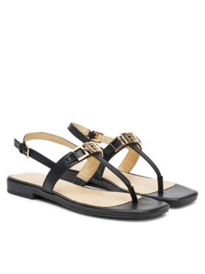 Guess Sandały FLJREL LEA21 Czarny
