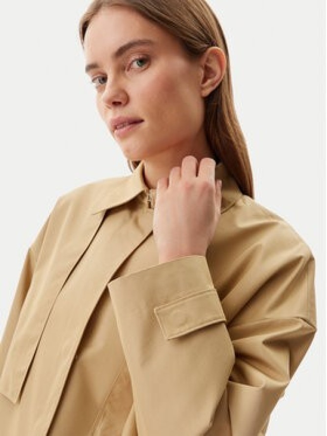 Calvin Klein Kurtka przejściowa K20K208379 Beżowy Relaxed Fit