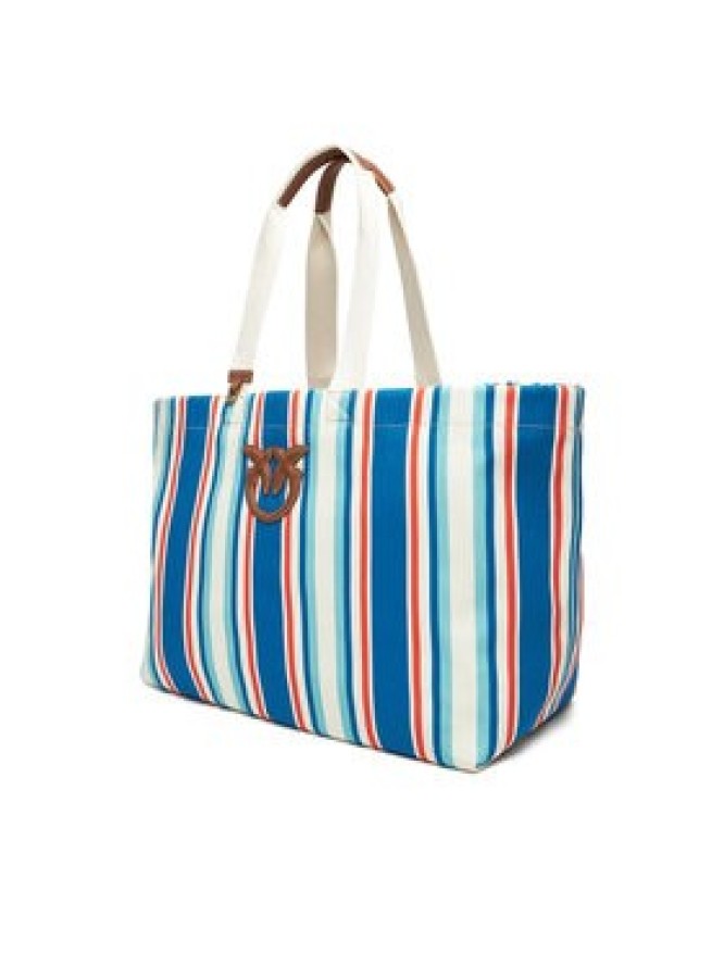 PINKO Torebka Shopping Bag Extra PE 25 PLTT 104754 A2G5 Niebieski