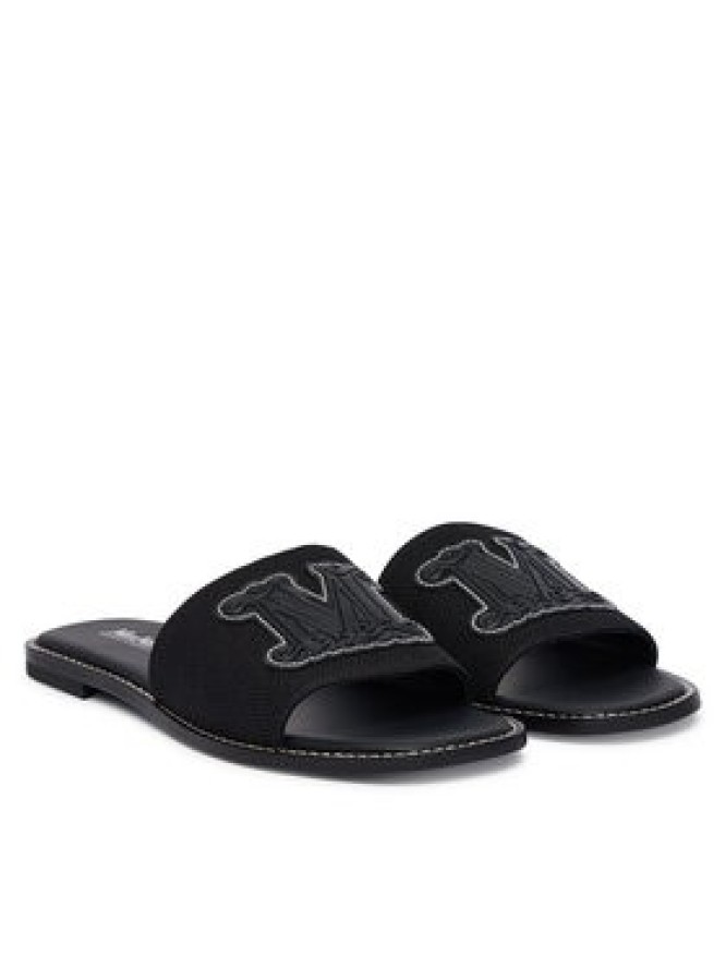 Max Mara Klapki 2616521039650 Czarny