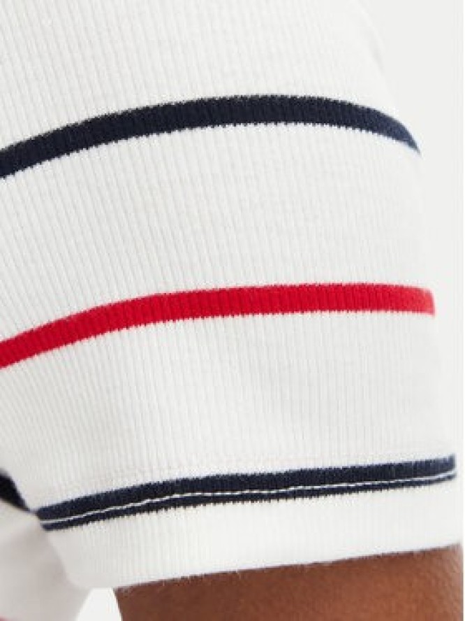 Tommy Jeans Polo DW0DW22327 Biały Slim Fit