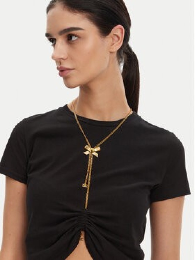 Elisabetta Franchi T-Shirt MA-006-51E2 Czarny Regular Fit