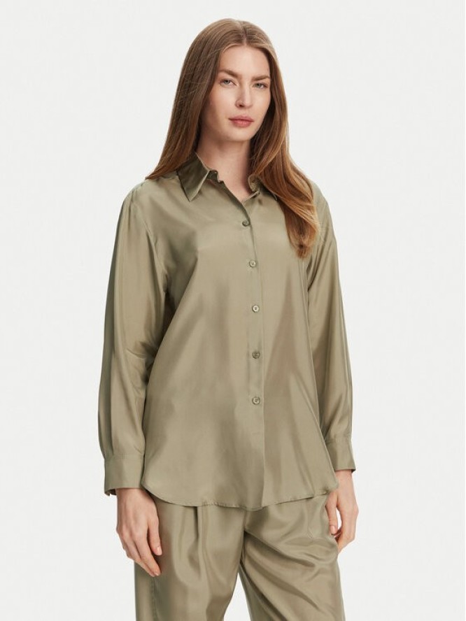 Marella Koszula Alec 2513111015 Zielony Regular Fit