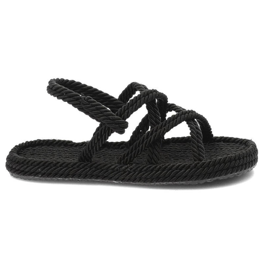 Czarne Sandały Venezia Modne Buty Na Lato