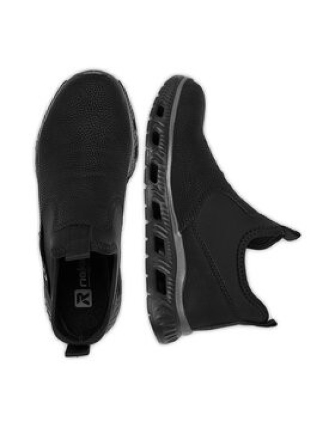 Rieker Półbuty M6053-00 Czarny