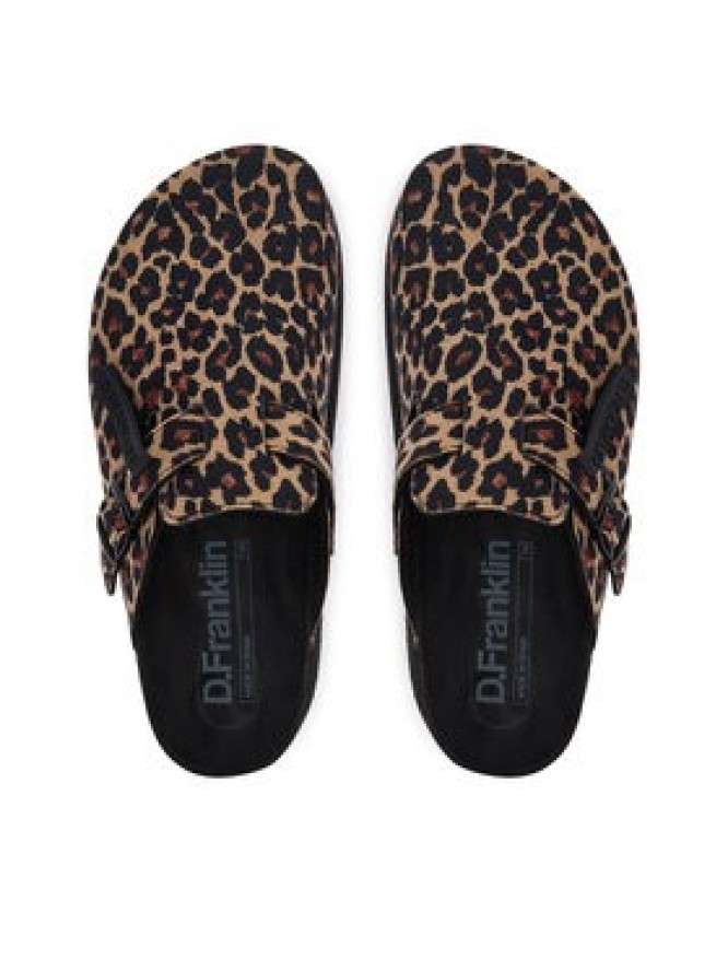 D.Franklin Klapki DFSH414006 Brązowy