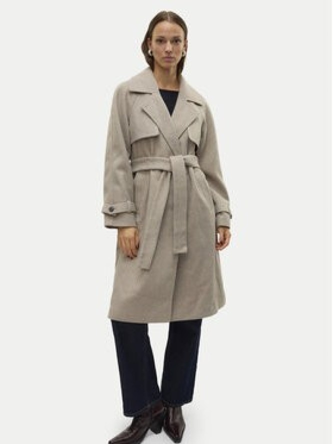Vero Moda Płaszcz przejściowy Pop Miley 10319995 Beżowy Regular Fit