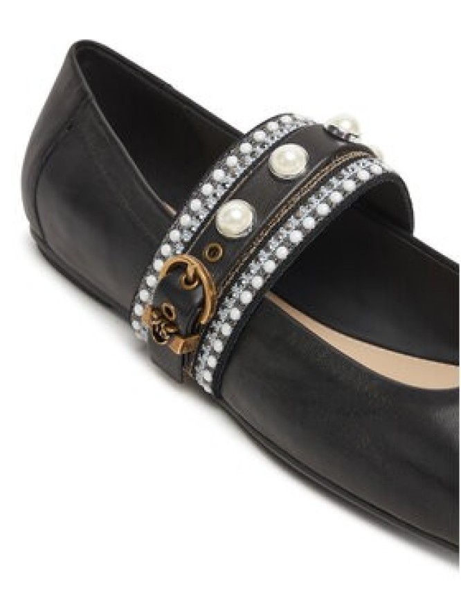 PINKO Baleriny Max 04 SD0381P003 Czarny