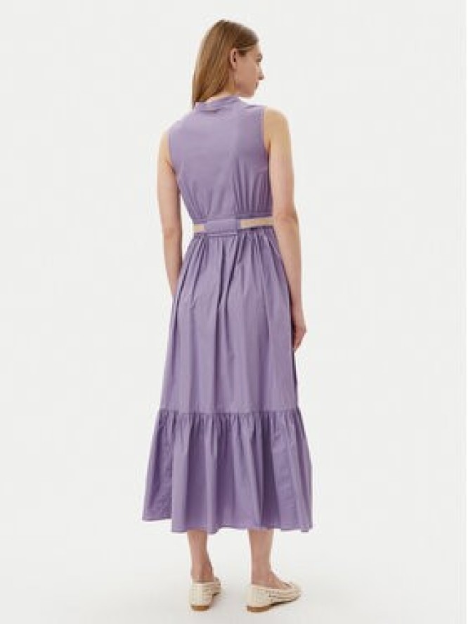 TWINSET Sukienka codzienna 251TT2101 Fioletowy Regular Fit