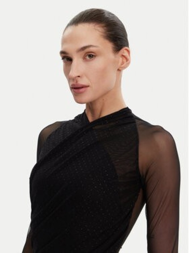 Versace Jeans Couture Sukienka koktajlowa 78HAO971 Czarny Slim Fit