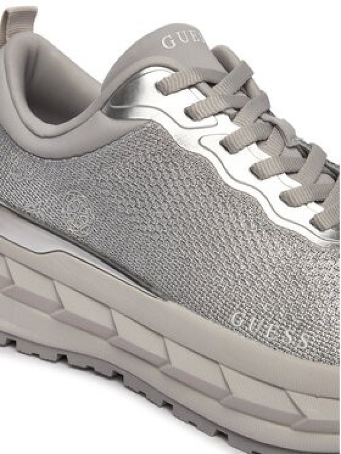 Guess Sneakersy FLPRN3 FAB12 Srebrny