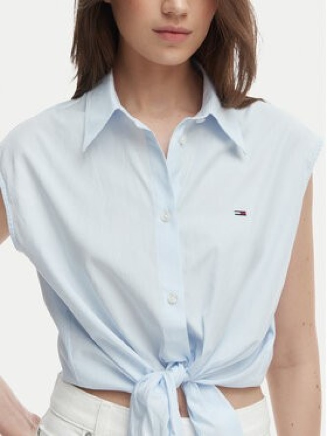 Tommy Jeans Koszula DW0DW22212 Niebieski jasny Regular Fit