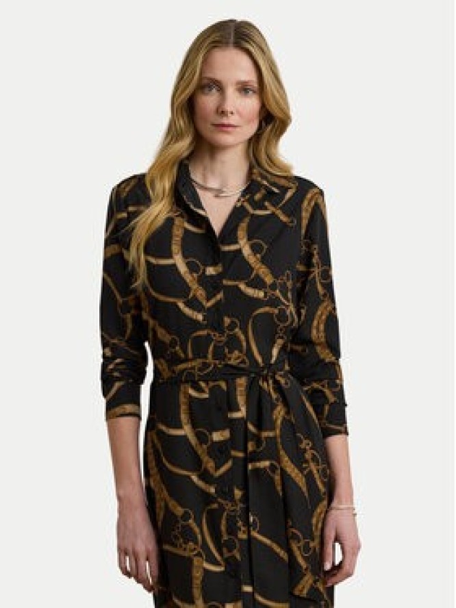 LAUREN RALPH LAUREN Sukienka koszulowa 200978812001 Czarny Straight Fit