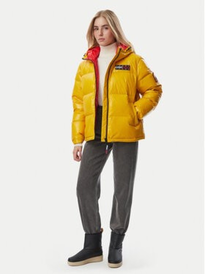 Tommy Jeans Kurtka puchowa Alaska DW0DW23802 Żółty Oversize