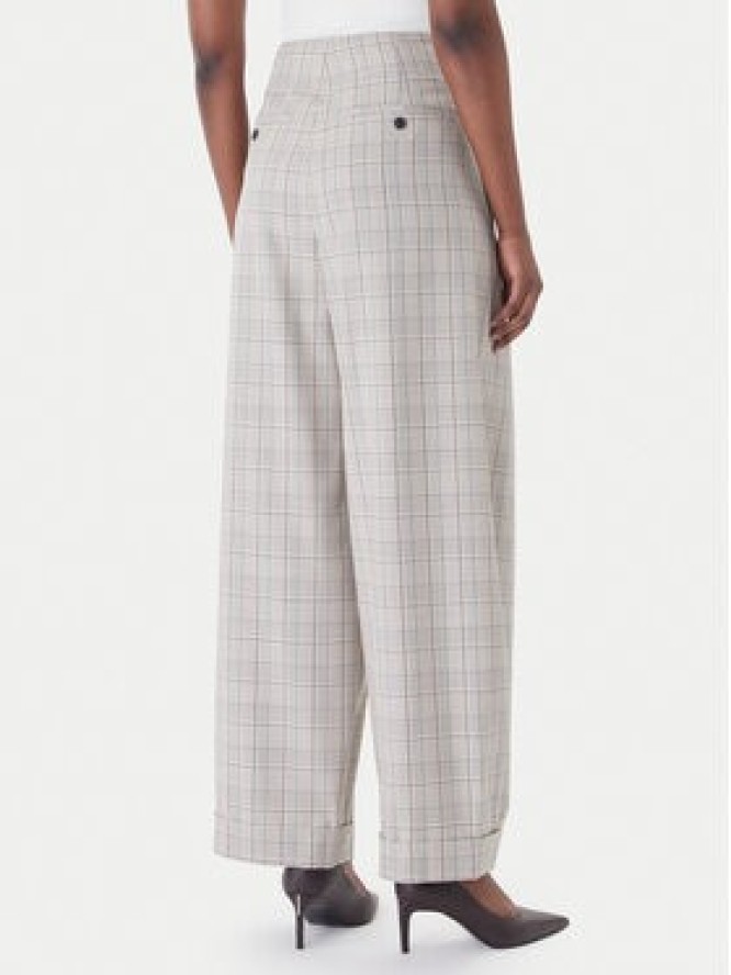 BOSS Spodnie materiałowe Telda1 50553949 Beżowy Oversize