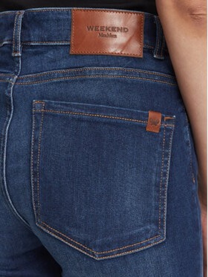 Weekend Max Mara Jeansy Rapallo 2625186051 Granatowy Bootcut Fit