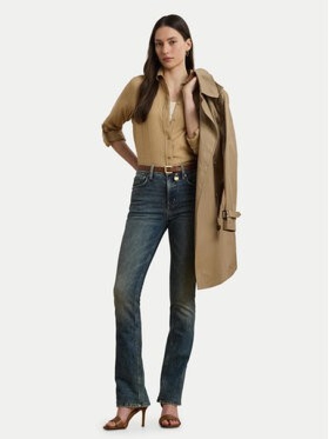 LAUREN RALPH LAUREN Koszula 200782777060 Beżowy Relaxed Fit