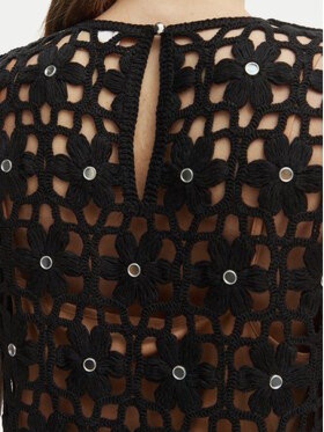 MICHAEL Michael Kors Sukienka letnia MS683CWKNE Czarny Slim Fit