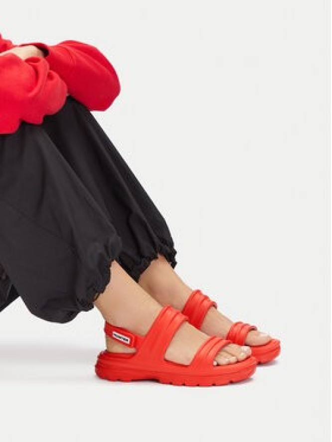 Hunter Sandały HUN8761 Czerwony