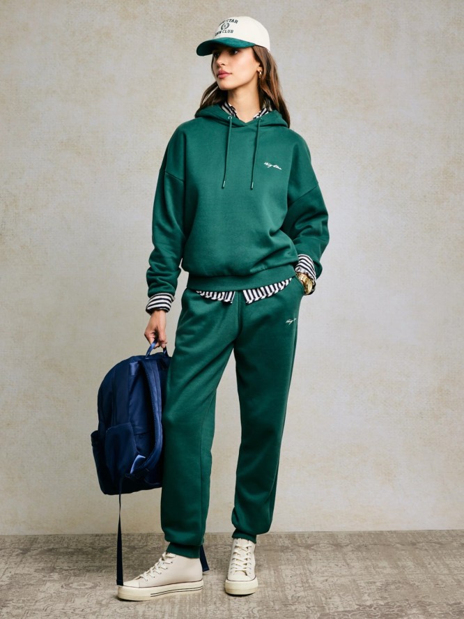 Spodnie damskie dresowe zielone Foxie 304