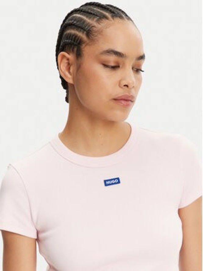 HUGO T-Shirt Baby 50510749 Różowy Slim Fit