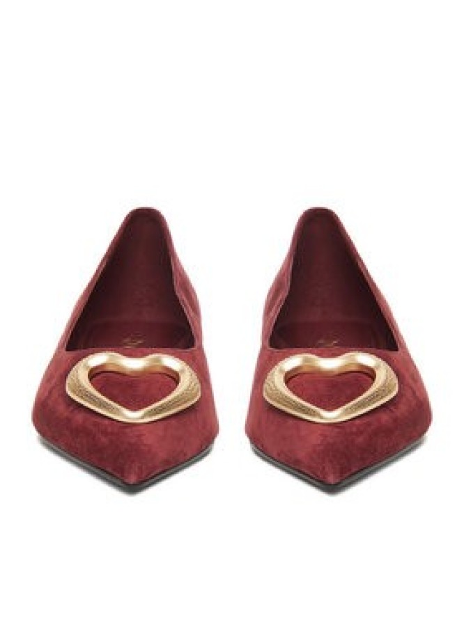 Eva Minge Baleriny EO-ELLA-1750-1-2 Bordowy