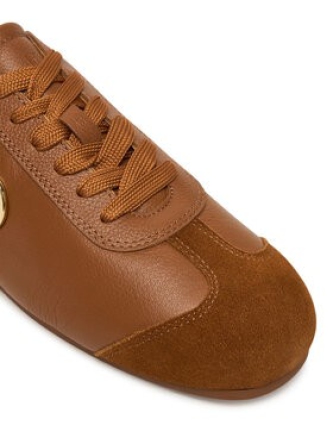 LOVE MOSCHINO Sneakersy JA10121G1OIK120A Brązowy