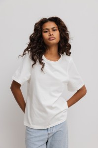 Damski T-Shirt w kolorze ECRU - CAMAS