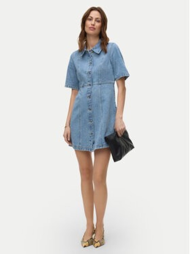 Vero Moda Sukienka jeansowa Daisy 10346217 Niebieski Standard Fit