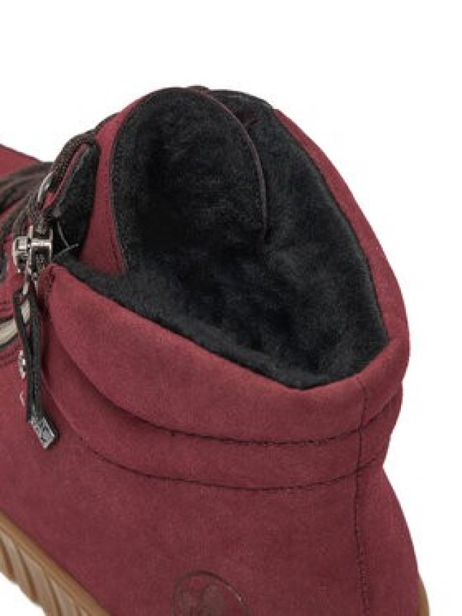 Rieker Trzewiki CEO-Y6104-35 Bordowy