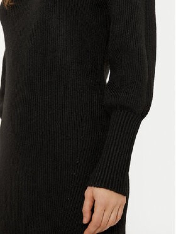 Gaudi Sukienka dzianinowa 421BD13010 Czarny Regular Fit