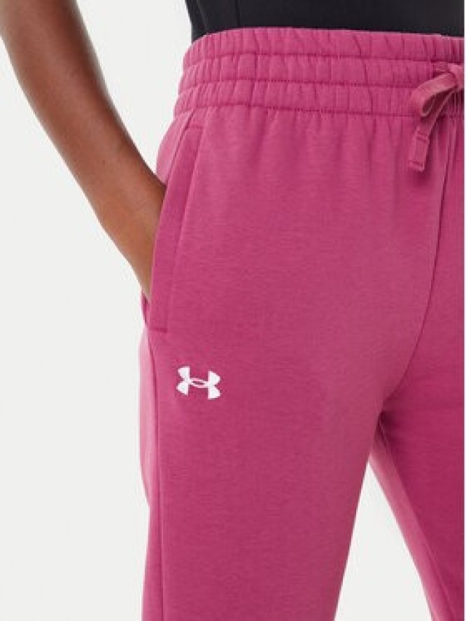 Under Armour Spodnie dresowe Ua Rival 1379438 Różowy Loose Fit