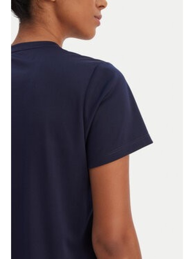 Reebok T-Shirt Essential RK25608CCW Granatowy Regular Fit