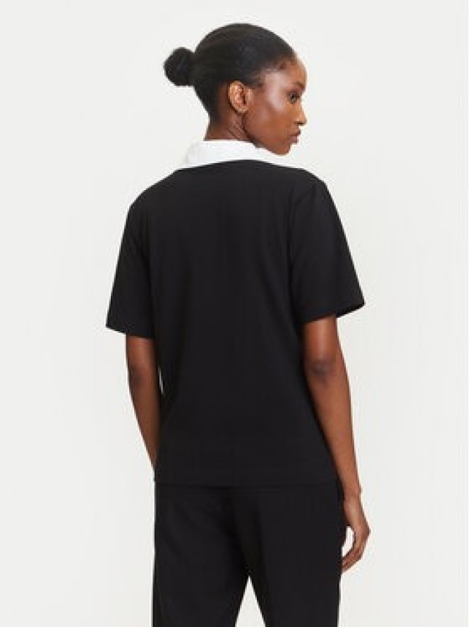 KARL LAGERFELD Polo A3W17113 Czarny Regular Fit