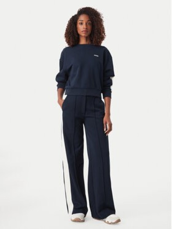 Guess Spodnie materiałowe V6YB26 K5139 Granatowy Relaxed Fit