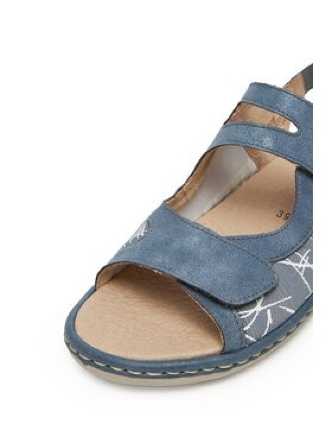 Remonte Sandały D7647-16 Niebieski