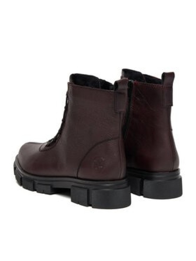 Rieker Trzewiki Y7150-35 Bordowy