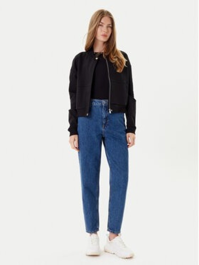 HUGO Jeansy Garlene 50542462 Niebieski Mom Fit