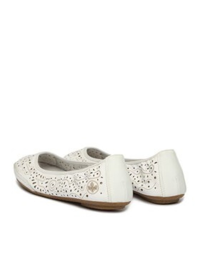 Rieker Baleriny CEO-41460-80 Biały