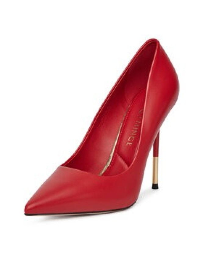 Eva Minge Czółenka THYME-LT934-35 Czerwony