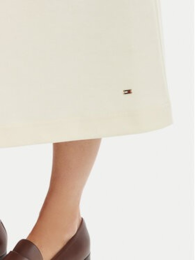 Tommy Hilfiger Sukienka codzienna WW0WW48774 Beżowy Regular Fit