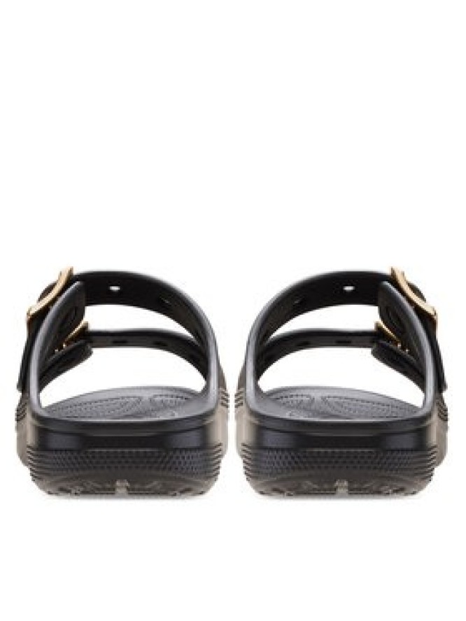 Crocs Klapki Saturday Sandal Metallic Buckle 213316 Czarny